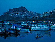 Castelsardo - Notturno dal vecchio porto